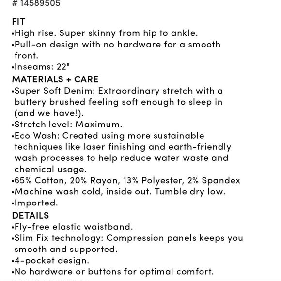 Torrid 2 Crop Lean Jean Skinny Super Soft High Rise Jean - New - Picture 6 of 6